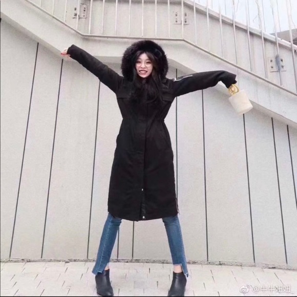 Brand New Maje Black Parka - Picture 3 of 3